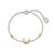 Luna Pearl Moon Chain Bracelet - Gold/Silver - AS22SGB08