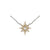Luna North Star Necklace - Gold/Silver - AS22SGN11