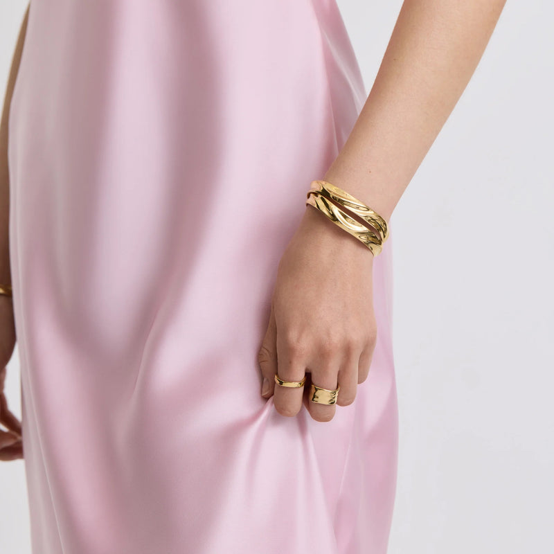 Molten Bangle Classic - Gold