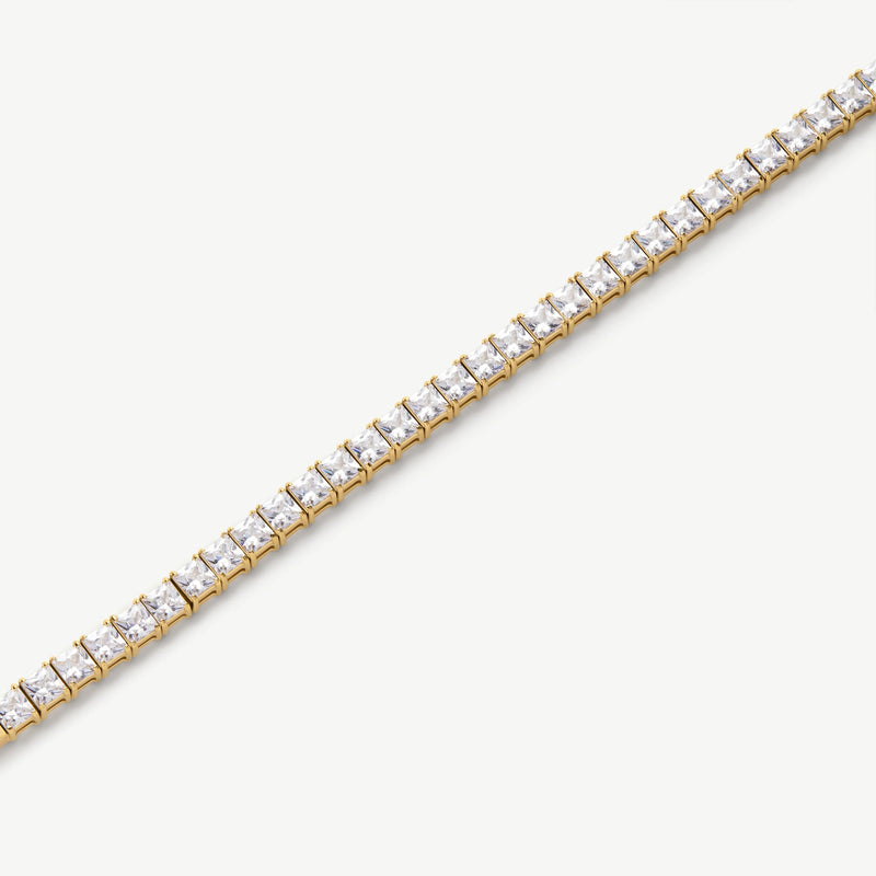 Asscher Cut Bracelet - Gold