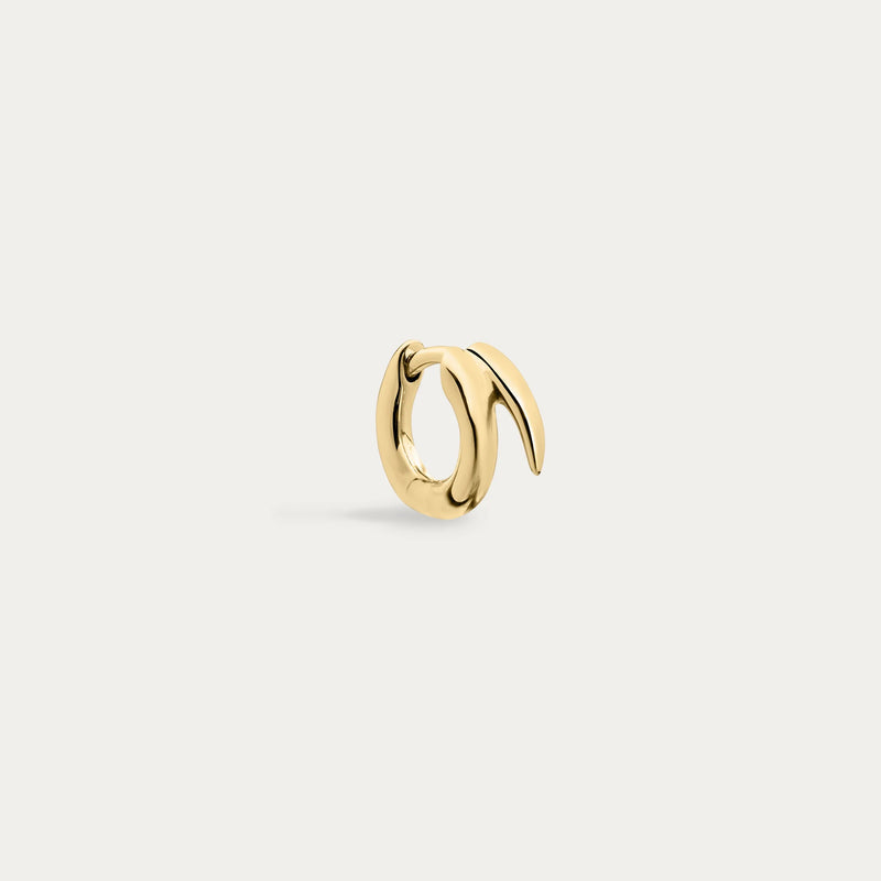 Quill Single Mini Hoop Earring, Left - Gold - QU050.YVNAEOL