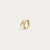Quill Single Mini Hoop Earring, Right - Gold - QU050.YVNAEOR