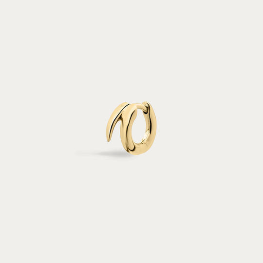 Quill Single Mini Hoop Earring, Right - Gold - QU050.YVNAEOR