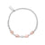 With Love Pink Pearl Bracelet - Silver - SBFRPP