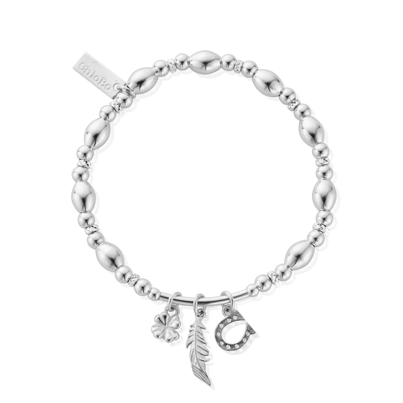 Luck & Courage Bracelet - Silver - SBMULLC
