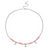 Sunlight Shimmer Necklace - Silver - SNR3582