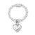 Mini Puffed Heart Ring, Medium - Silver - SRM2023