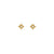 Ziggy Mini North Star Stud Earrings - Gold - AS22SGE28