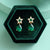 Celeste Mini Star Teardrop Stud Earrings - Gold - AS22SGE26
