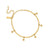Mini Cute Multi Star Anklet - Gold - GANMC3031