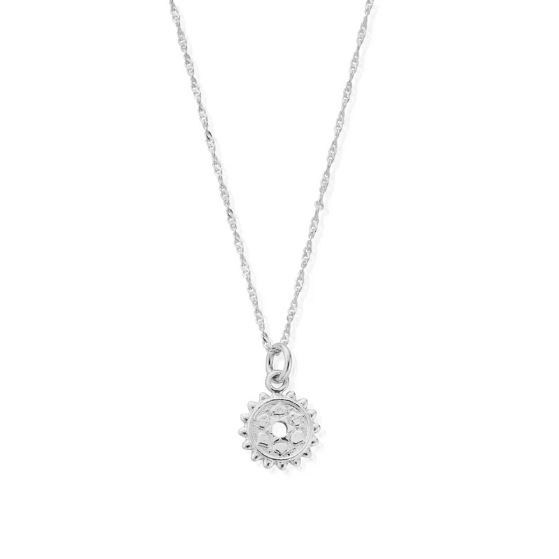 Crown Chakra Necklace Pendant - Silver - SNTRC684