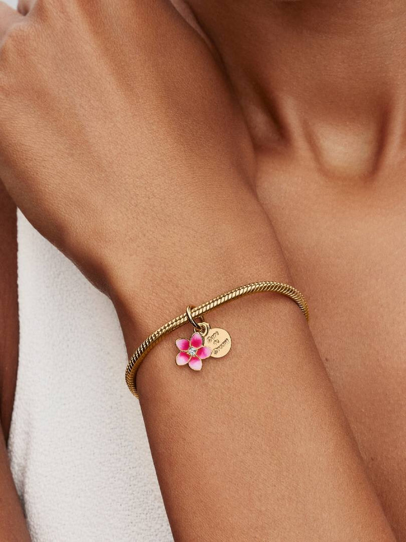 Disney Moana Double Dangle Charm - 14ct Gold Plating