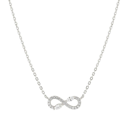 Shine Me Up Necklace, Infinity - Silver - 241902/010