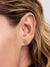 Heart Cubic Zirconia Stud Earrings - 14ct Gold Plated - 264363C01