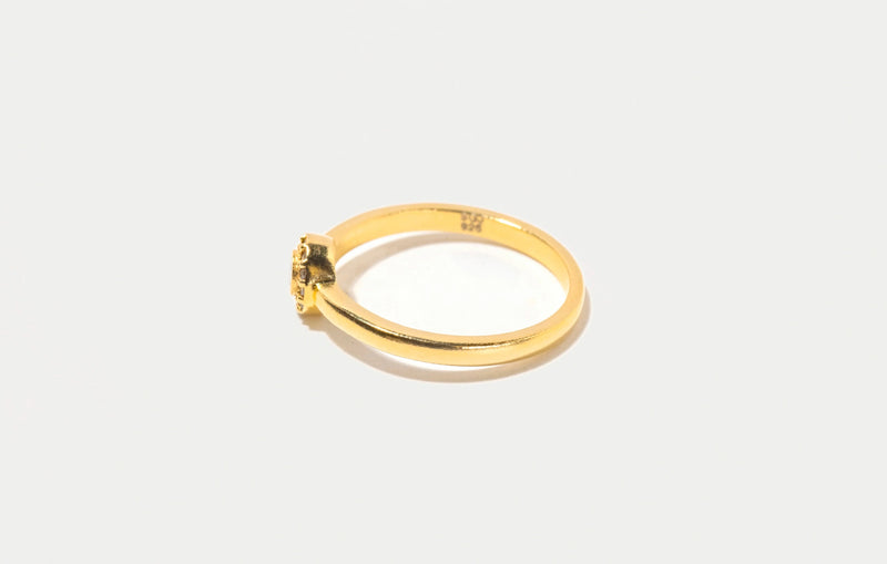 Dagny Round Ring - Gold - JNM-400-203