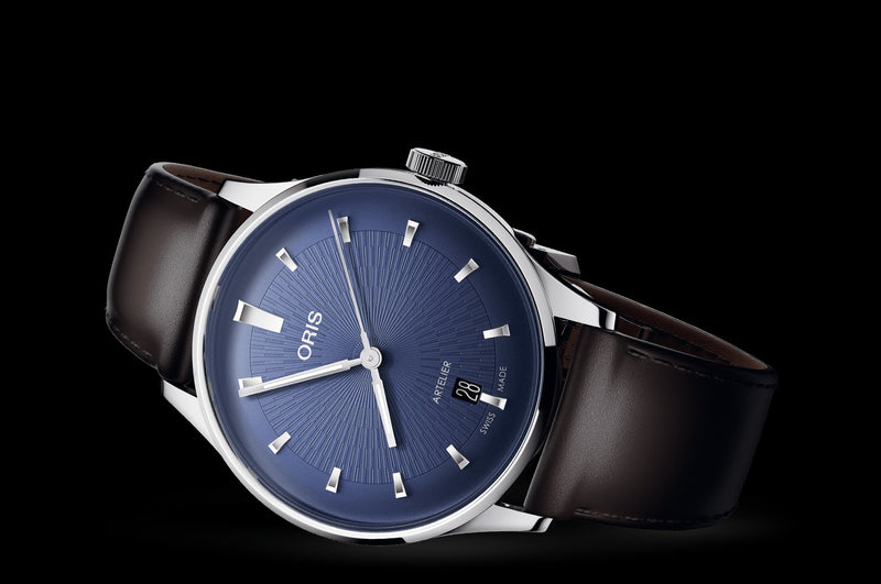 Artelier Date Watch, Blue