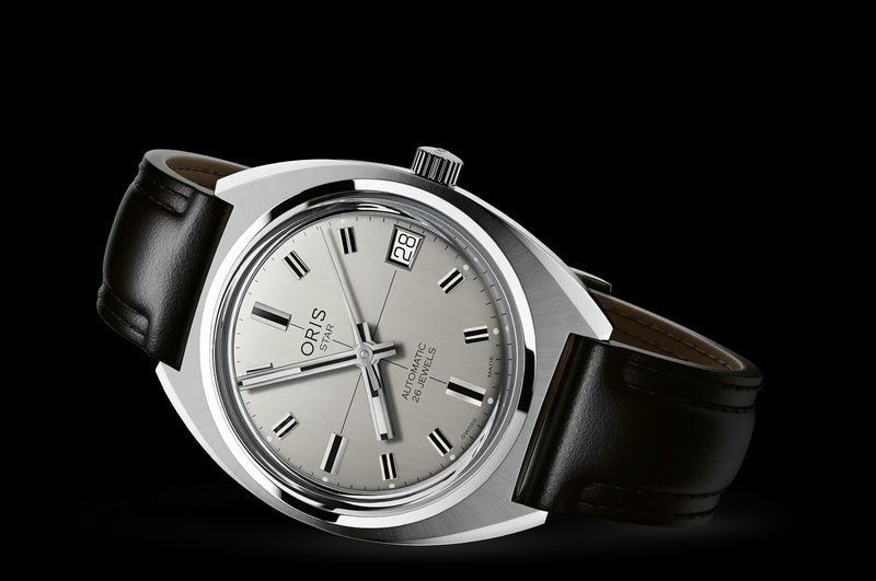 Oris Star Edition Watch, Silver/Black