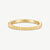 Slim Mini Pleat Ring - Gold - SKR-013