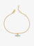 Mini Tranquility Amazonite T-bar Necklace - Gold - RSN06GP