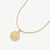Evil Eye Talisman Necklace - Gold - SKN-71