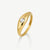 Tapered Solitaire Ring - Gold - SDR-05
