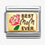 Composable Classic PLATES (IC) in steel, enamel and 18k gold Best mom ever pink PINK
