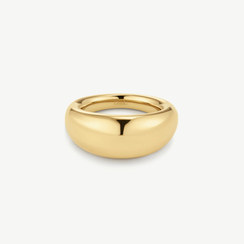 Chunky Dome Ring - Gold - YBR-003
