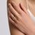 Tapered Solitaire Ring - Gold - SDR-05