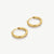 Essential Hoop Earrings (XS) - Gold - GE-067