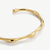Bamboo Bangle - Gold - SKB-12-01