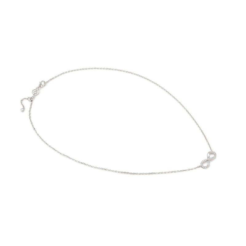Shine Me Up Necklace, Infinity - Silver - 241902/010