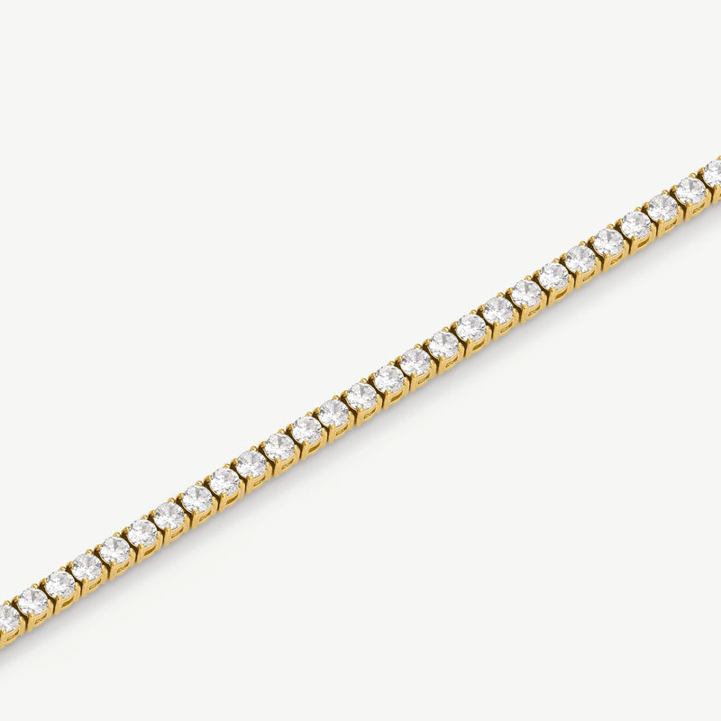 Luxe Tennis Necklace - Gold - SKN-36