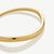 Classic Wave Bangle - Gold - SKB-039
