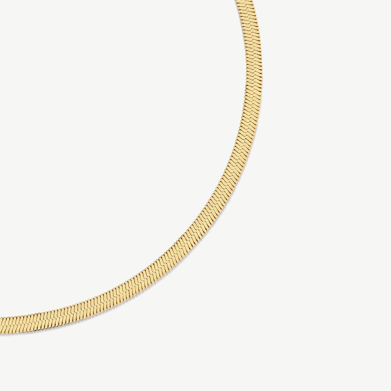 Essentials Snake Chain Necklace - Gold - GN-004
