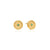 Flora Turquoise Stud Earrings - Gold - ER10720-GTQ