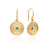 Rosetta Dish Earrings - Gold - ER10721-GTQ