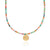 Frida Beaded Necklace - Gold - NK10912-GMULT