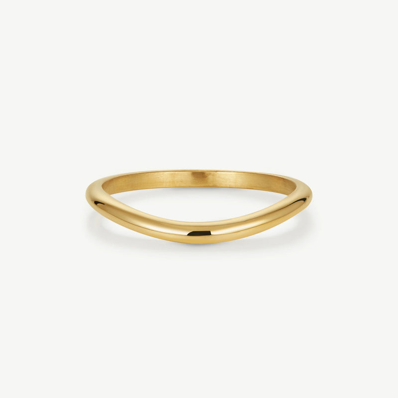 Curve Stacking Ring - Gold - SDR-07