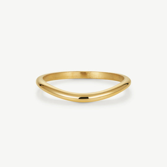 Curve Stacking Ring - Gold - SDR-07