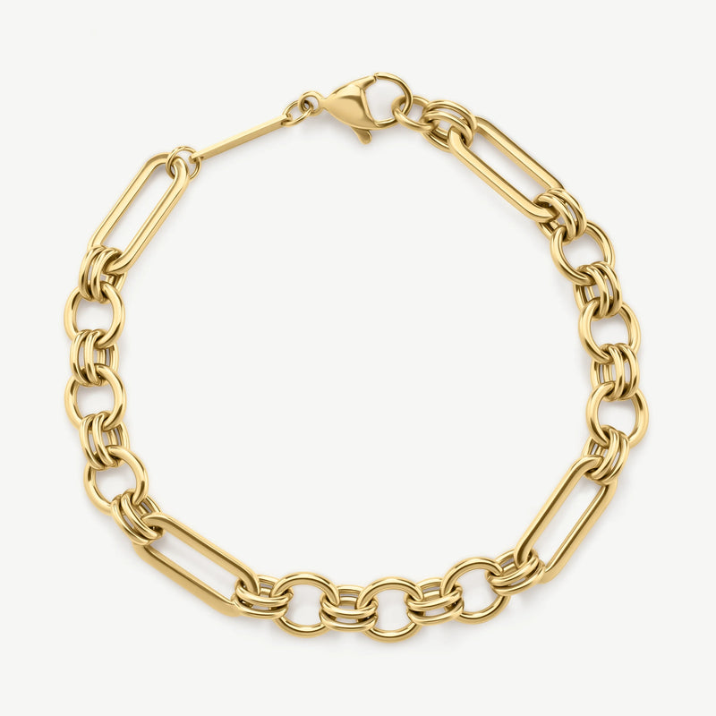 Eternal Link Chain Bracelet - Gold - NAB-02