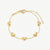 Bubble Heart Multi Bracelet - Gold - NAB-12