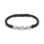 Manvision Steel Chain Bracelet - Silver/Black - 133020/030