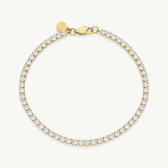 Tennis Bracelet - Gold - GB-043