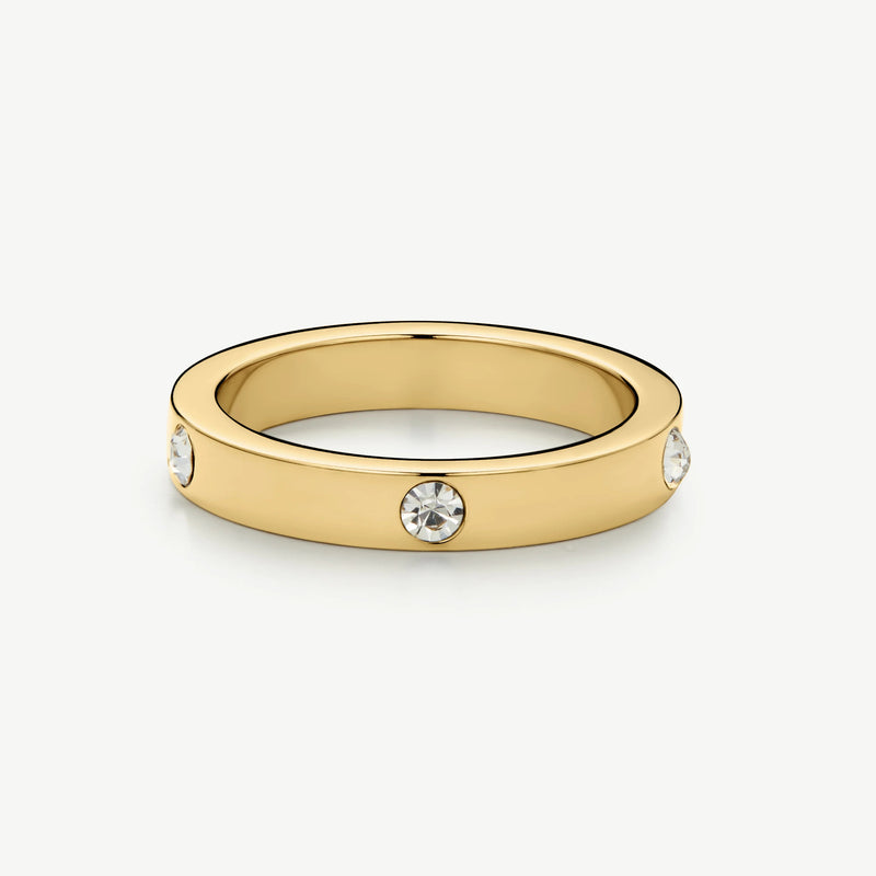 Eternity Stacking Ring - Gold - YBR-007