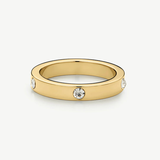 Eternity Stacking Ring - Gold - YBR-007