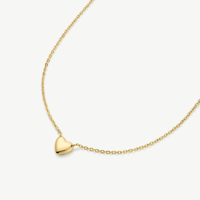 Mini Heart Necklace - Gold - SKN-61