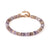 Instinctstyle Infinity Bracelet, Amethyst Stones - Rose Gold - 027938/013