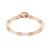 Instinctstyle Infinity Bracelet, Rose Quartz Stones - Rose Gold - 027938/103