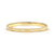 Pretty Bangle With Oval CZ, Small - Gold - 029525/020