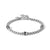 Manvision Steel Chain Bracelet - Silver/Black - 133021/015